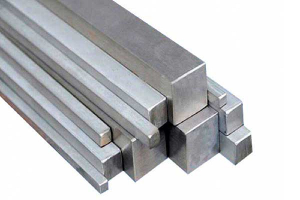 Vergalhão de alumínio quadrado